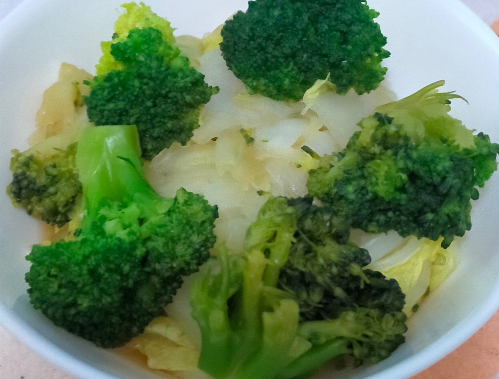 白菜とブロッコリーの和え物