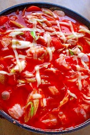 塩麹トマト鍋