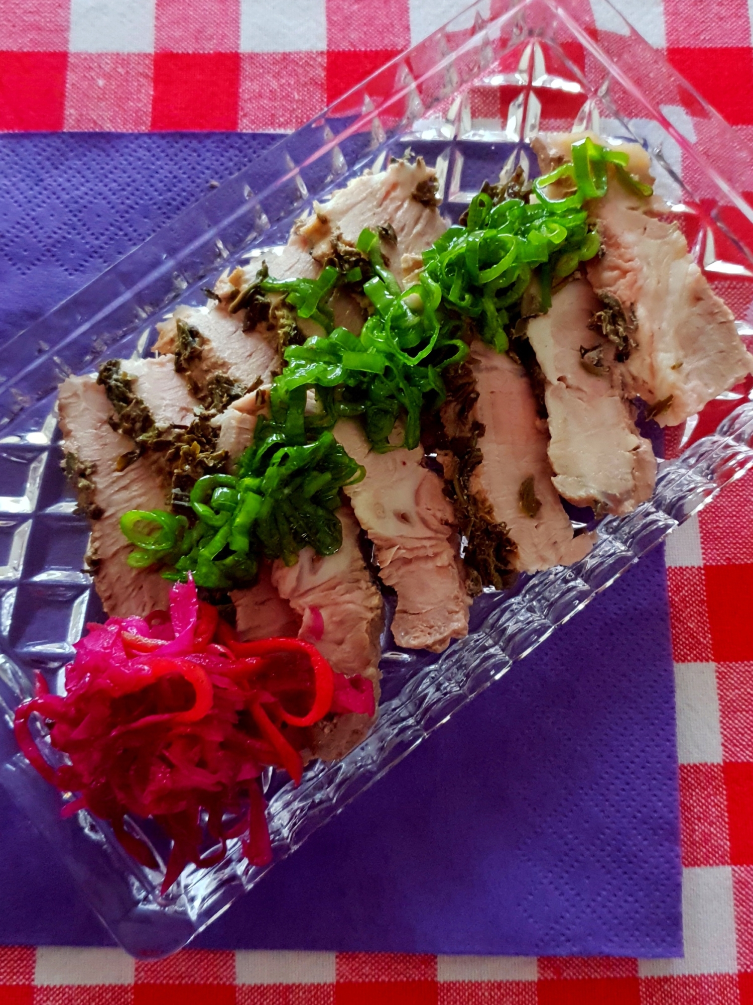 とんかつ用肉で 豚肉の茉莉花茶蒸し葱塩だれ レシピ 作り方 By Kiki In Holland 楽天レシピ