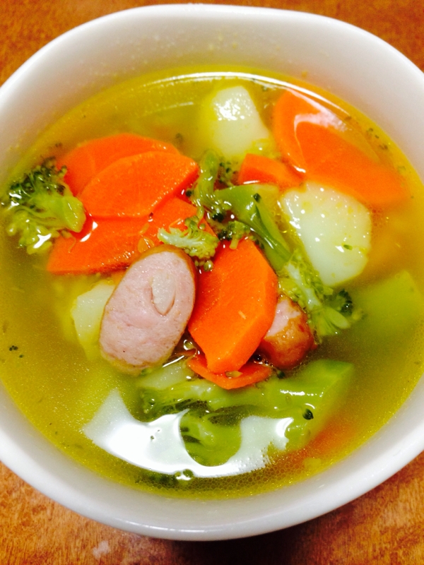 ブロッコリーとジャガイモのコンソメスープ レシピ 作り方 By てつやんやん 楽天レシピ