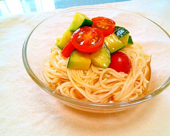 材料3つ！さっぱり美味しい白石温麺で一人ランチ♡