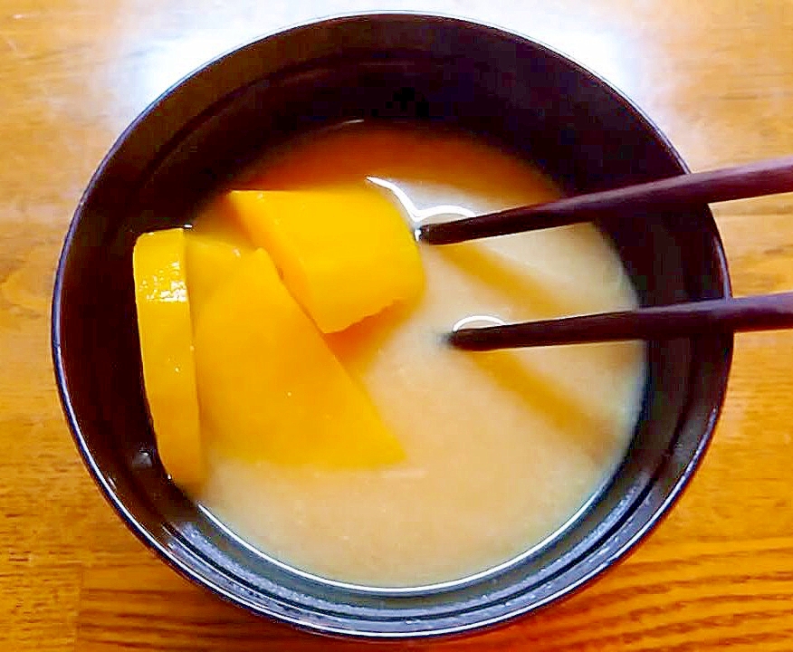 薩摩芋たっぷりの味噌汁