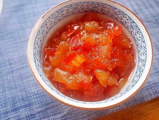 圧力鍋で簡単に♪　林檎のざらめ煮