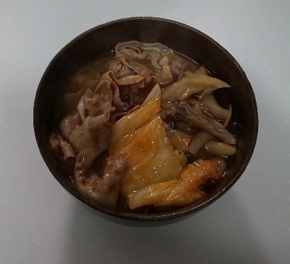 からだぽかぽか⭐豚キムチスープ