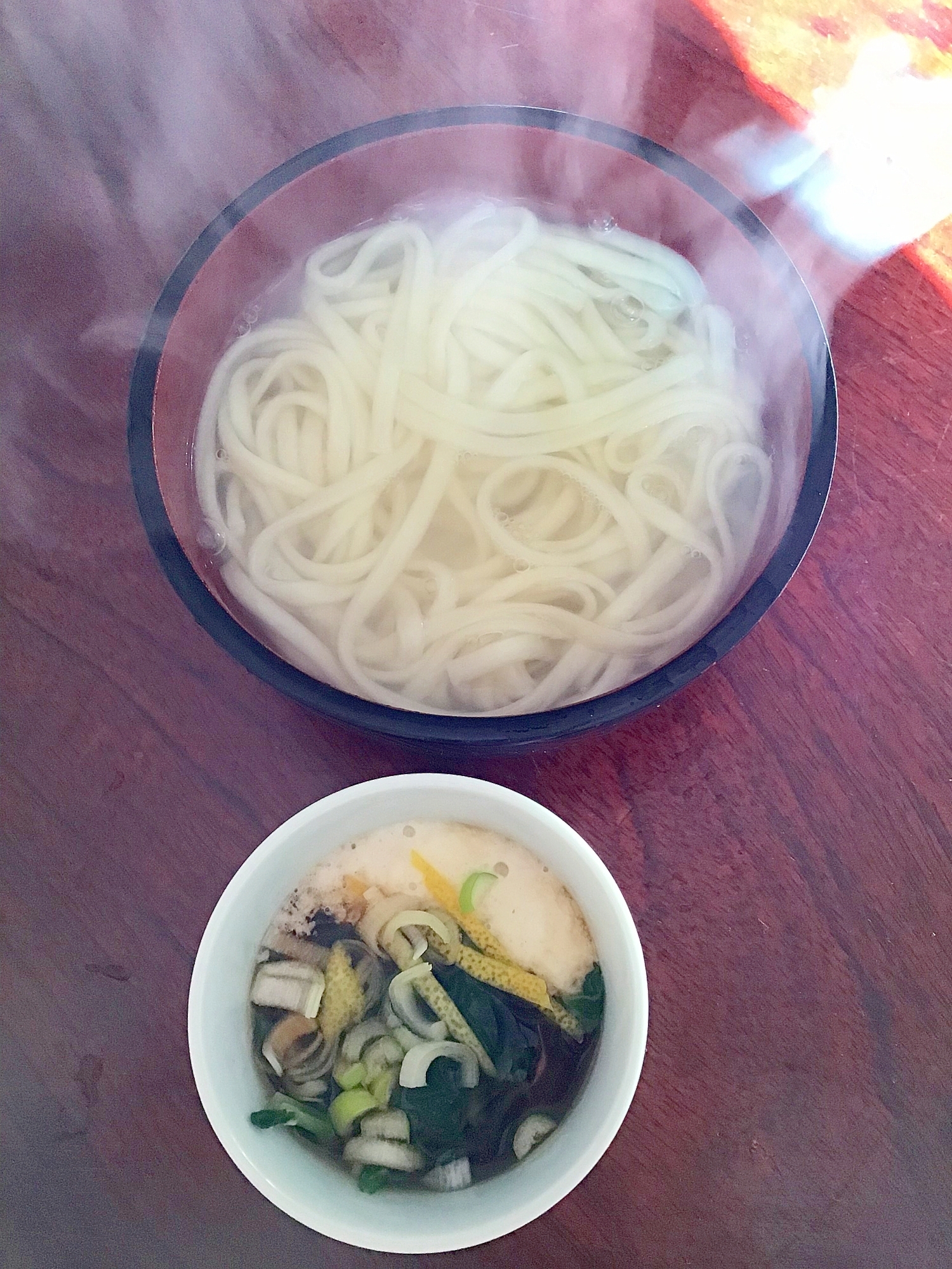 釜揚げ風とろろうどん。