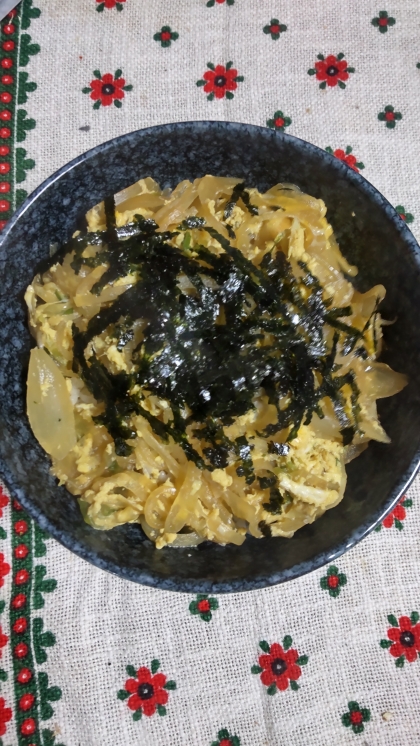 めんつゆで作る玉子丼