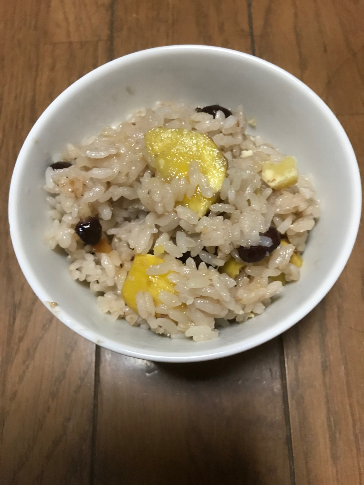 もち米入ってないのに、もちもち栗ご飯