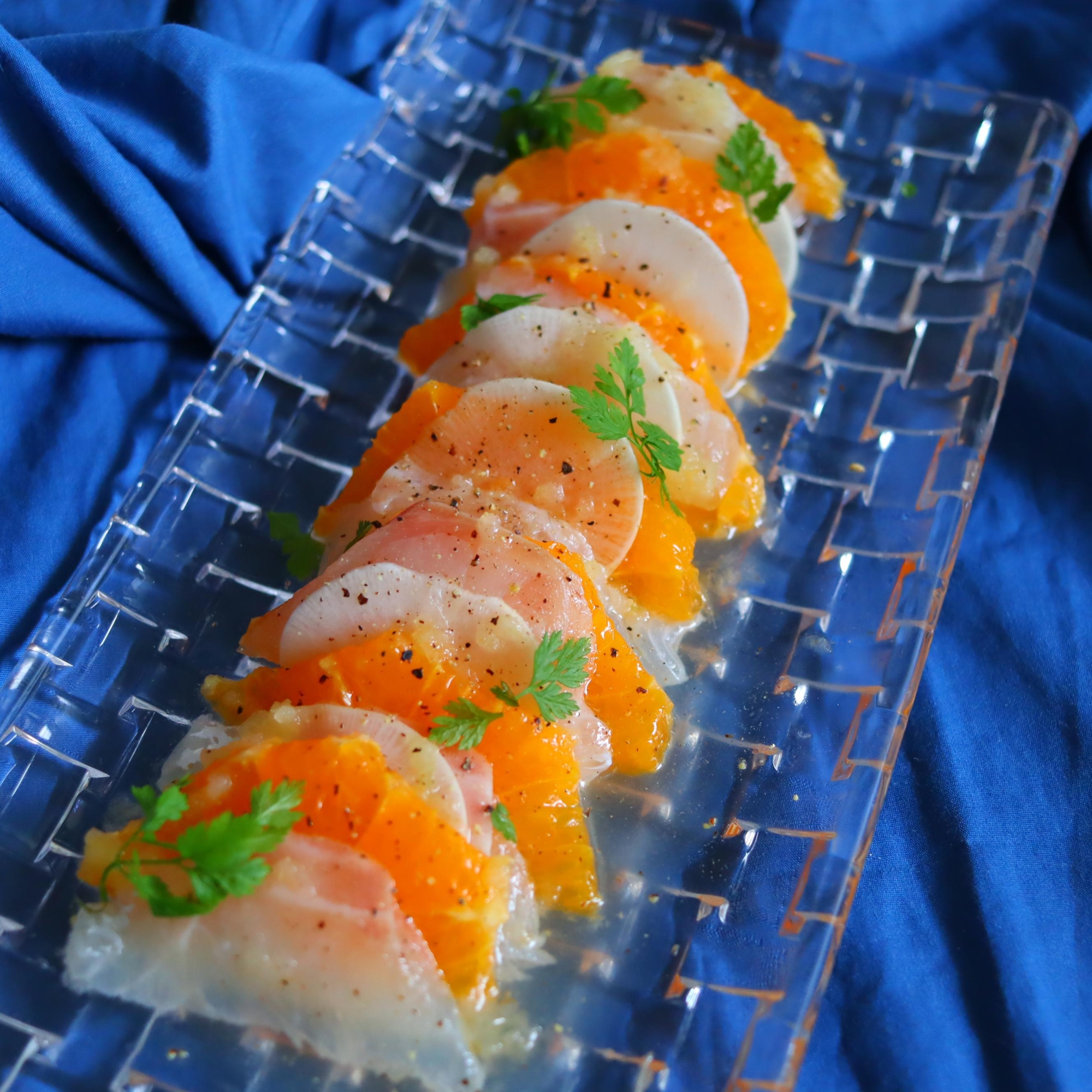 鯛のカルパッチョ
