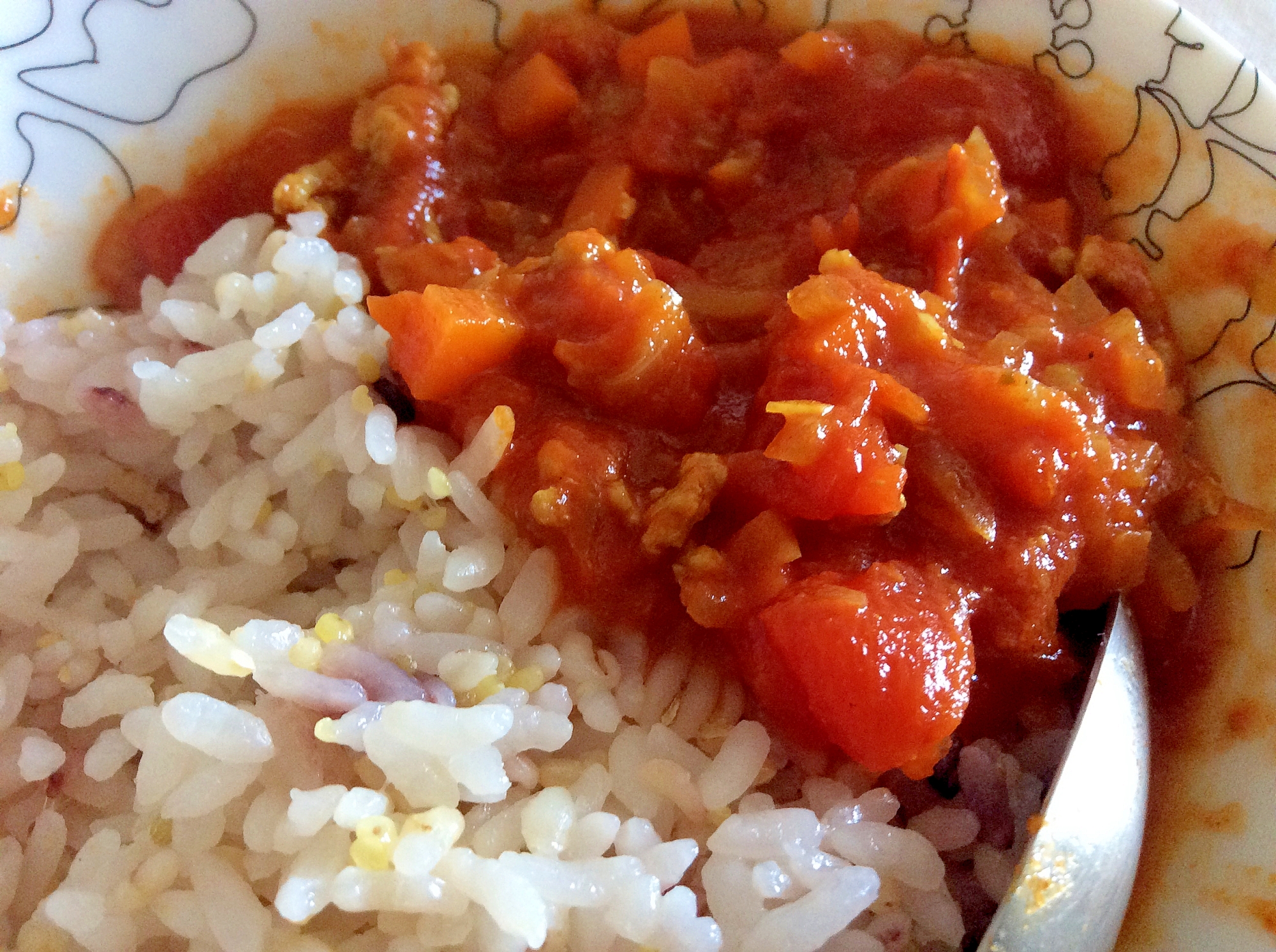 スパイスから作る★トマトとひき肉のカレー