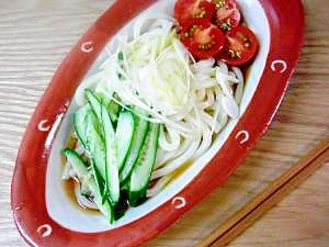 簡単！野菜の冷やしうどん