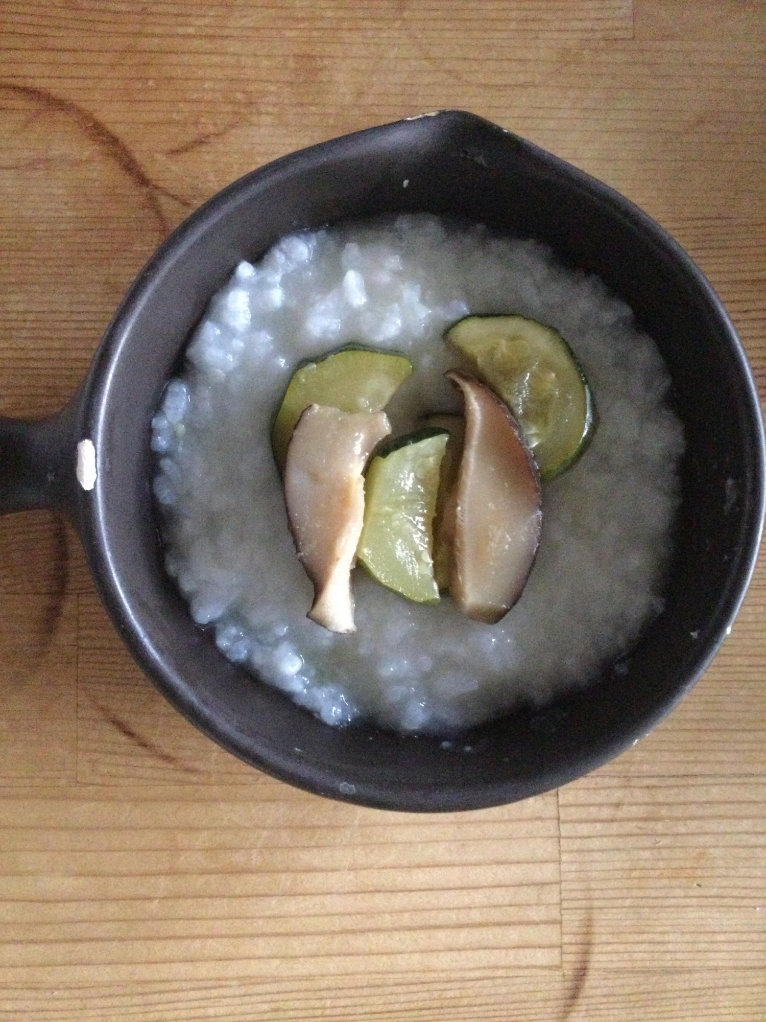 椎茸ズッキーニ乗せ♡ご飯♪