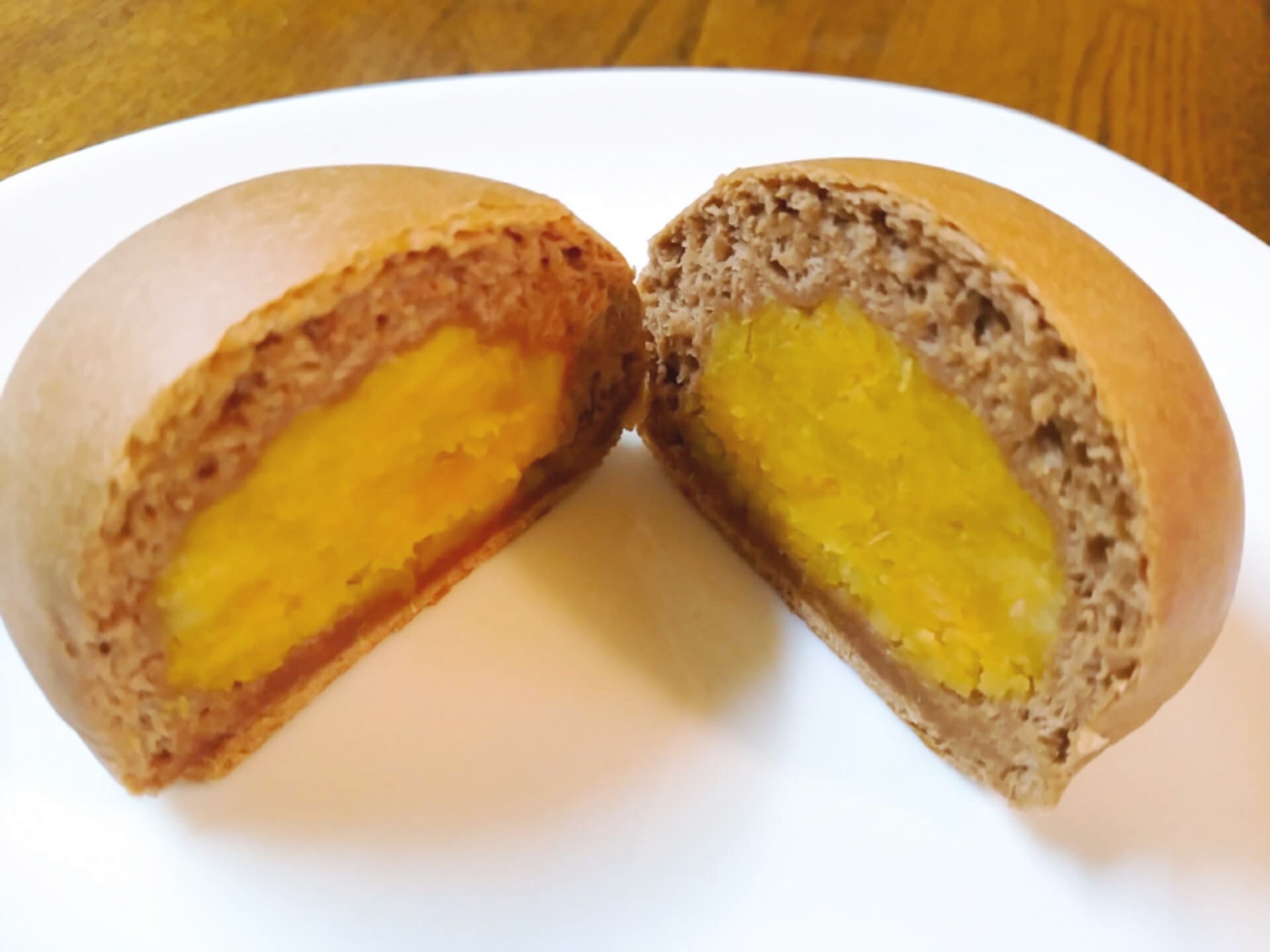 1個分☆ココア薩摩芋餡パン