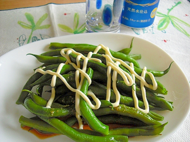 シンプルが一番　茹でインゲンが旨い！