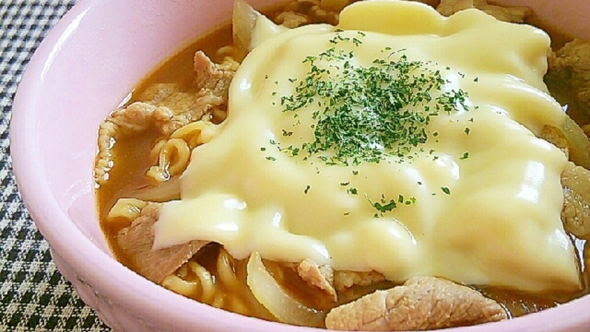 味噌カレーチーズラーメン レシピ 作り方 By あ ち0024 楽天レシピ 味噌カレーチーズラーメン レシピ 作り方 By あ ち0024 楽天レシピ
