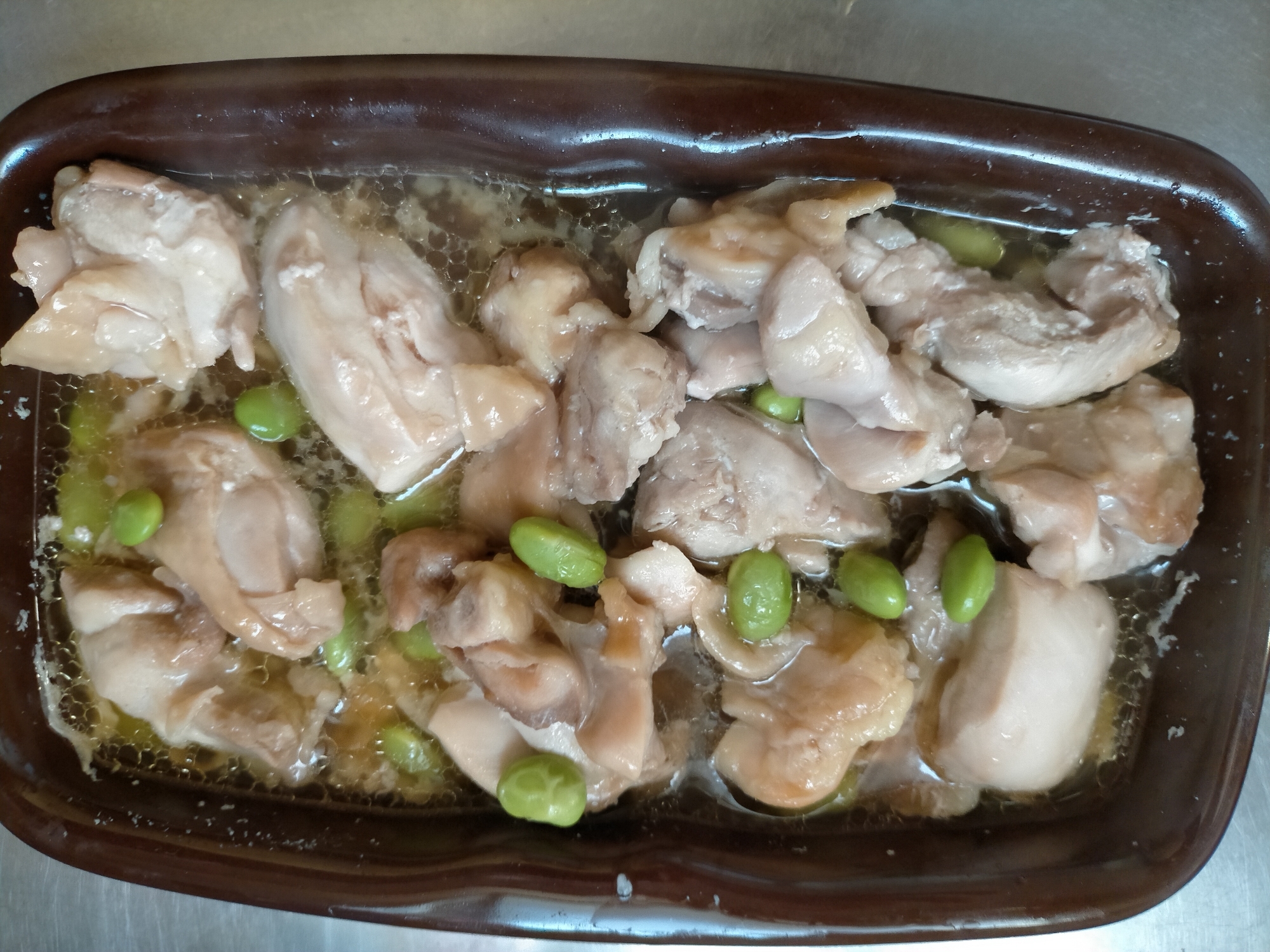 鶏もも肉の甘酢漬け　レンジで簡単調理