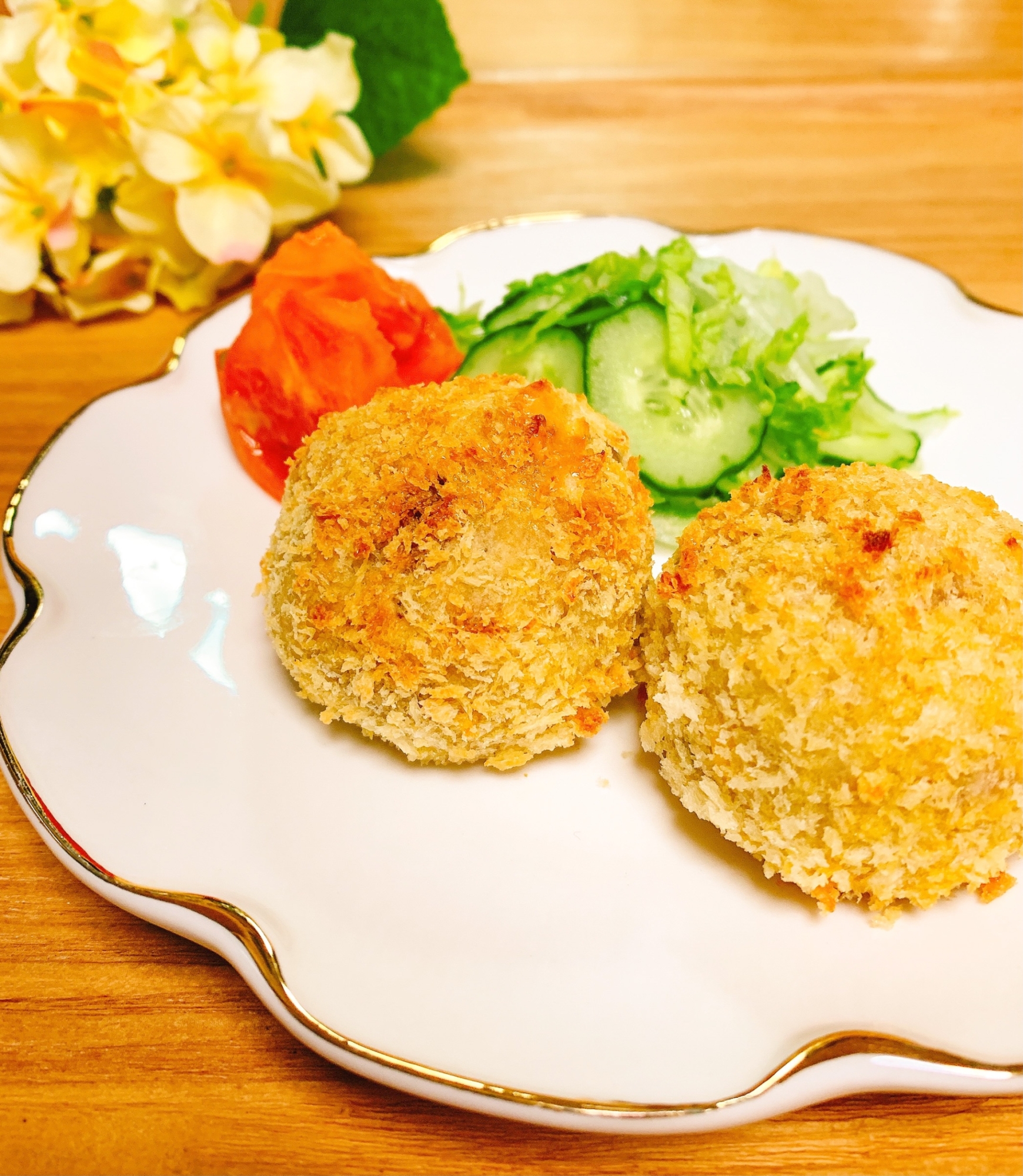 里芋クリーミィコロッケ✧˖°胡桃チーズ入り