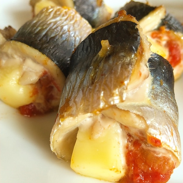 いわしのトマトチーズロール レシピ 作り方 By むらさめかのこ 楽天レシピ いわしのトマトチーズロール レシピ 作り方 By むらさめかのこ 楽天レシピ