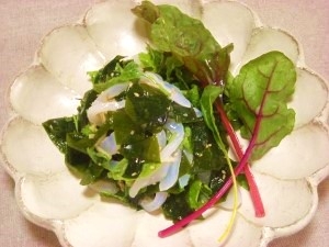 塩も醤油も加えないなんて不安でしたが、ちょうど良い酸味で美味しく頂きました。減塩3ダウンが始まって3ヵ月、家族皆　減塩に慣れてきました。ご馳走さまでした♪