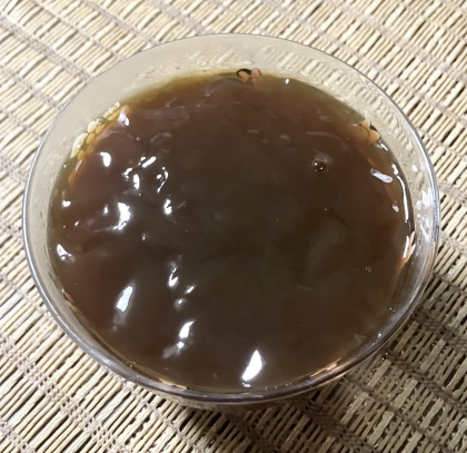 アイスコーヒーリキッドで濃厚コーヒーゼリー