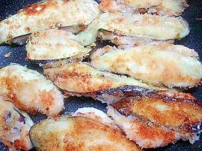 鶏肉とナスのはさみフライ