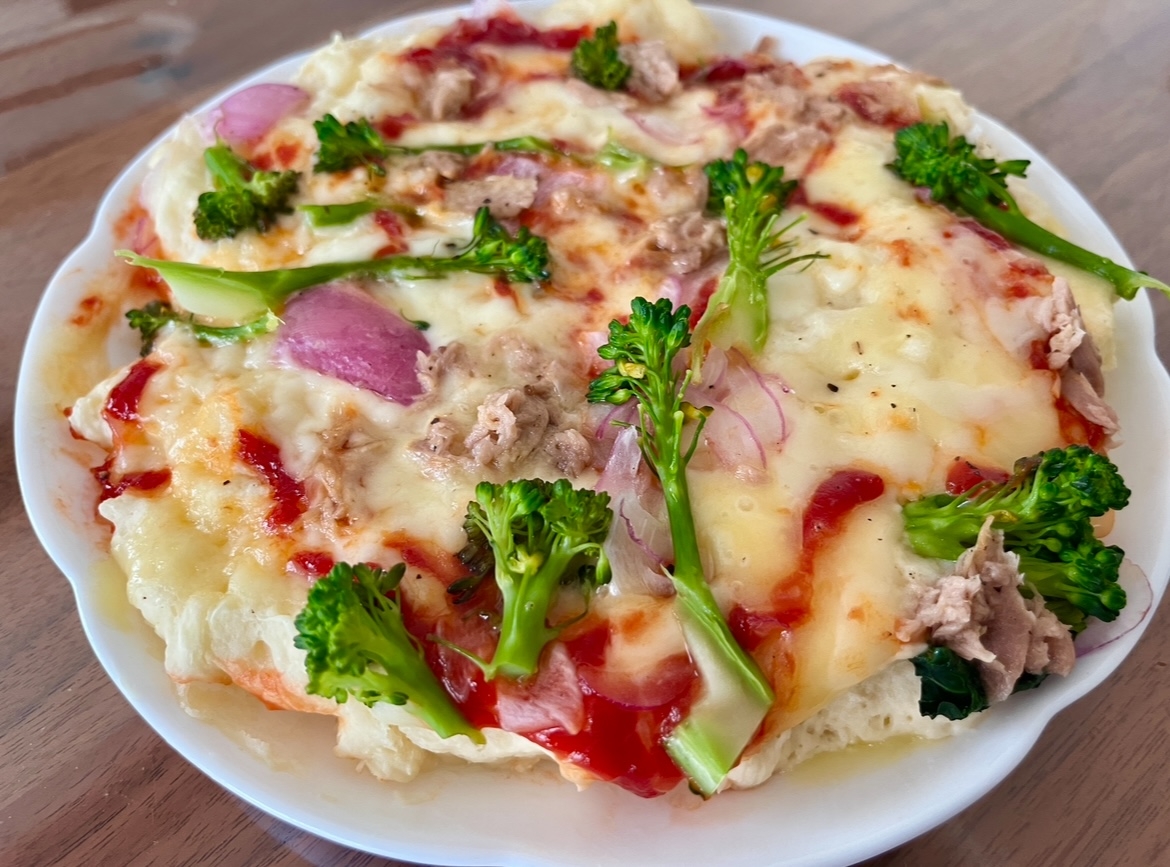 レンジで4分♪お豆腐パン