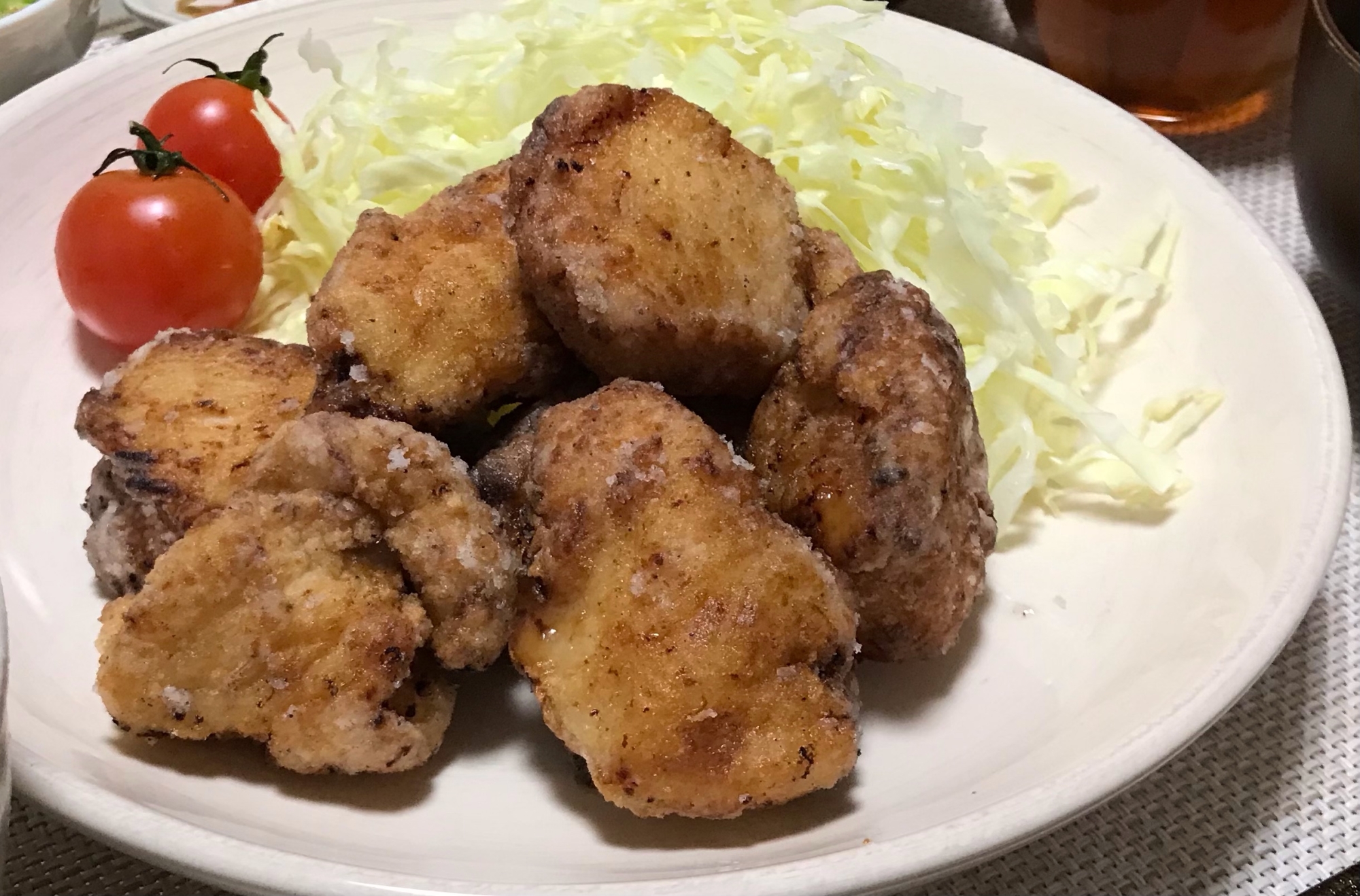 ムネ肉の塩麹唐揚げ