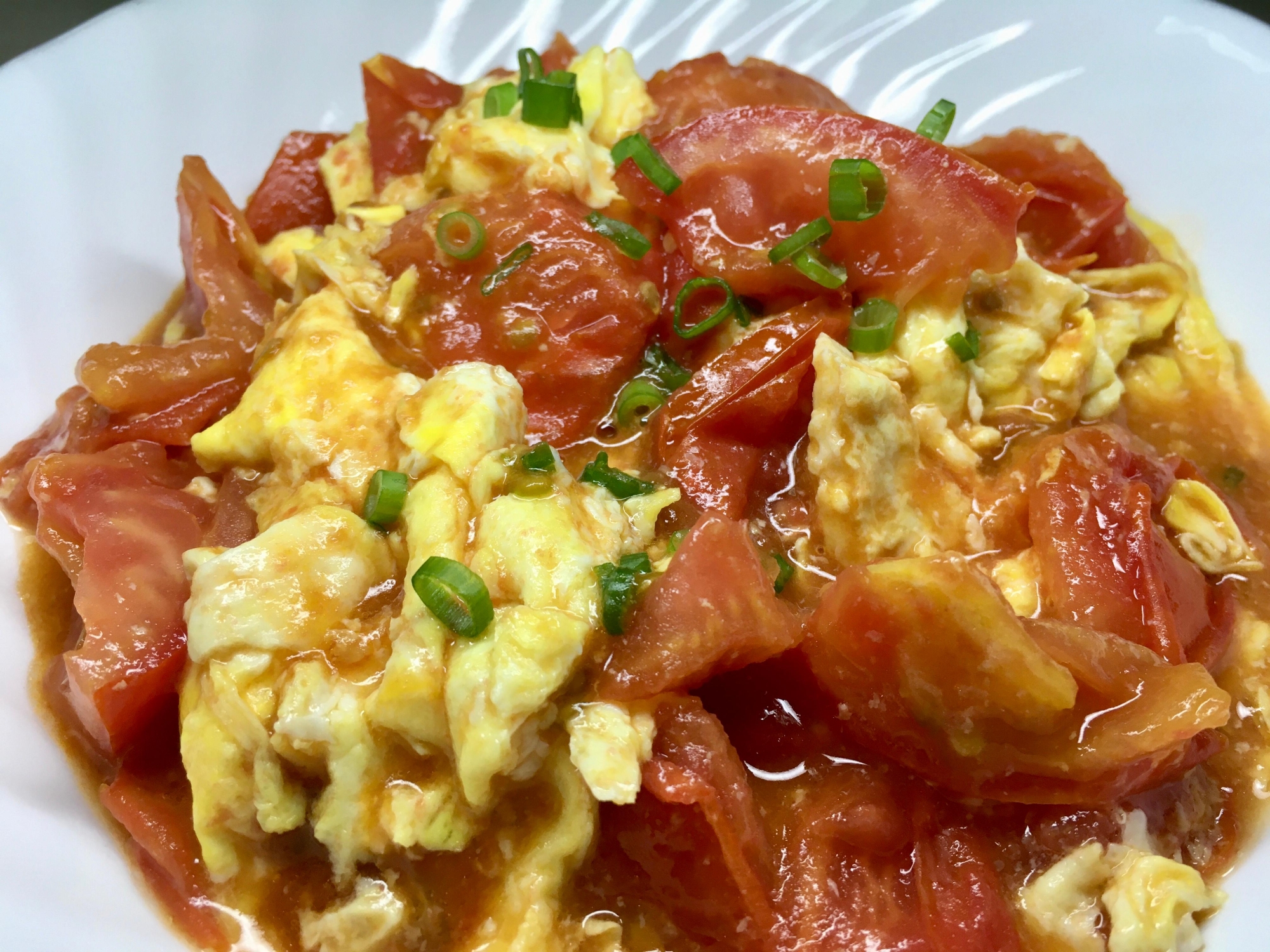 トマトと卵の中華炒め