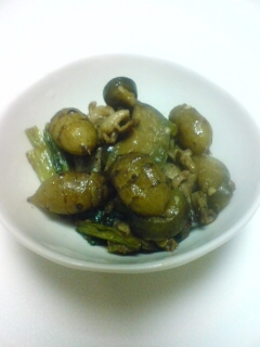菊芋と野菜炒め