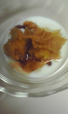 黒蜜かけちゃった♪さつま芋は冷凍しておいたものを使いました。デザートに美味しかったです♪