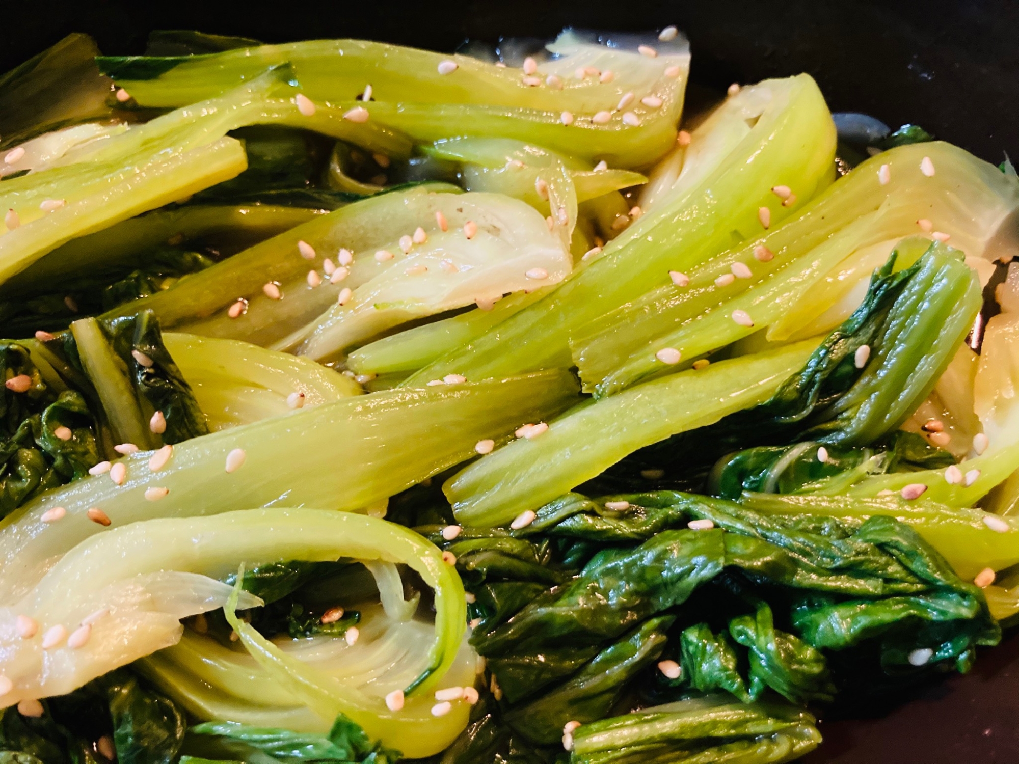 電子レンジで♪チンゲン菜のナムル