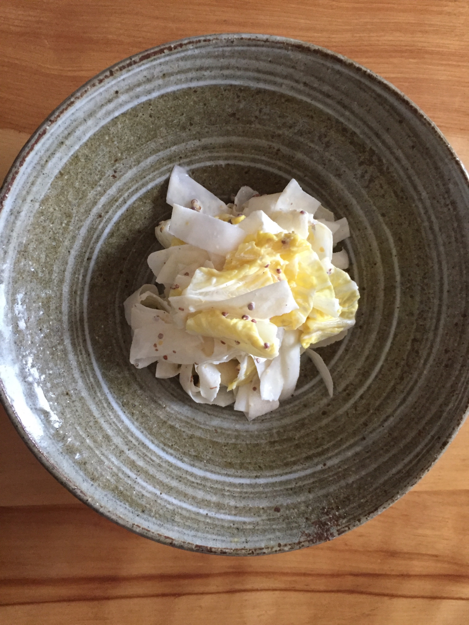 白菜と大根の粒マヨサラダ