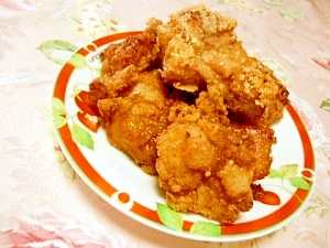 紹興酒ｄｅ❤鶏もも肉の唐揚げ❤