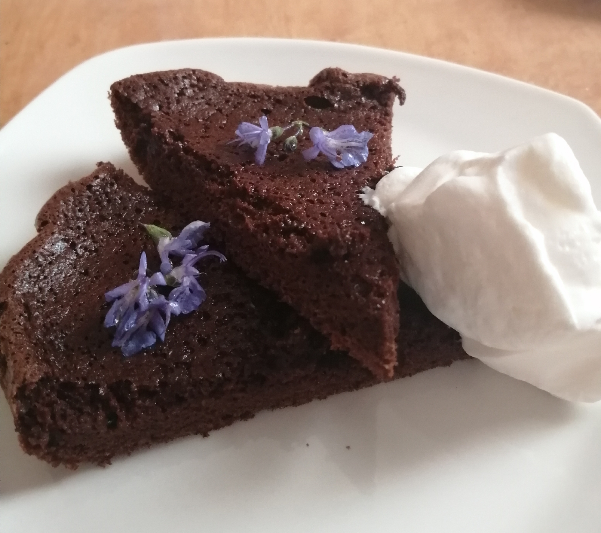 フライパンでチョコケーキ