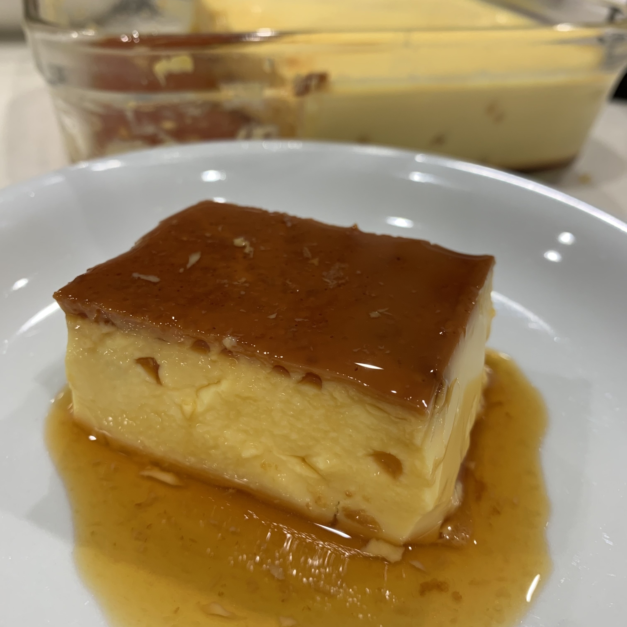 イワキのパック&レンジ大でまるごと作る 固めプリン