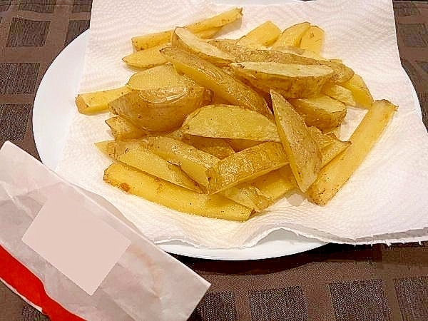 皮つきフライドポテトの美味しい揚げ方