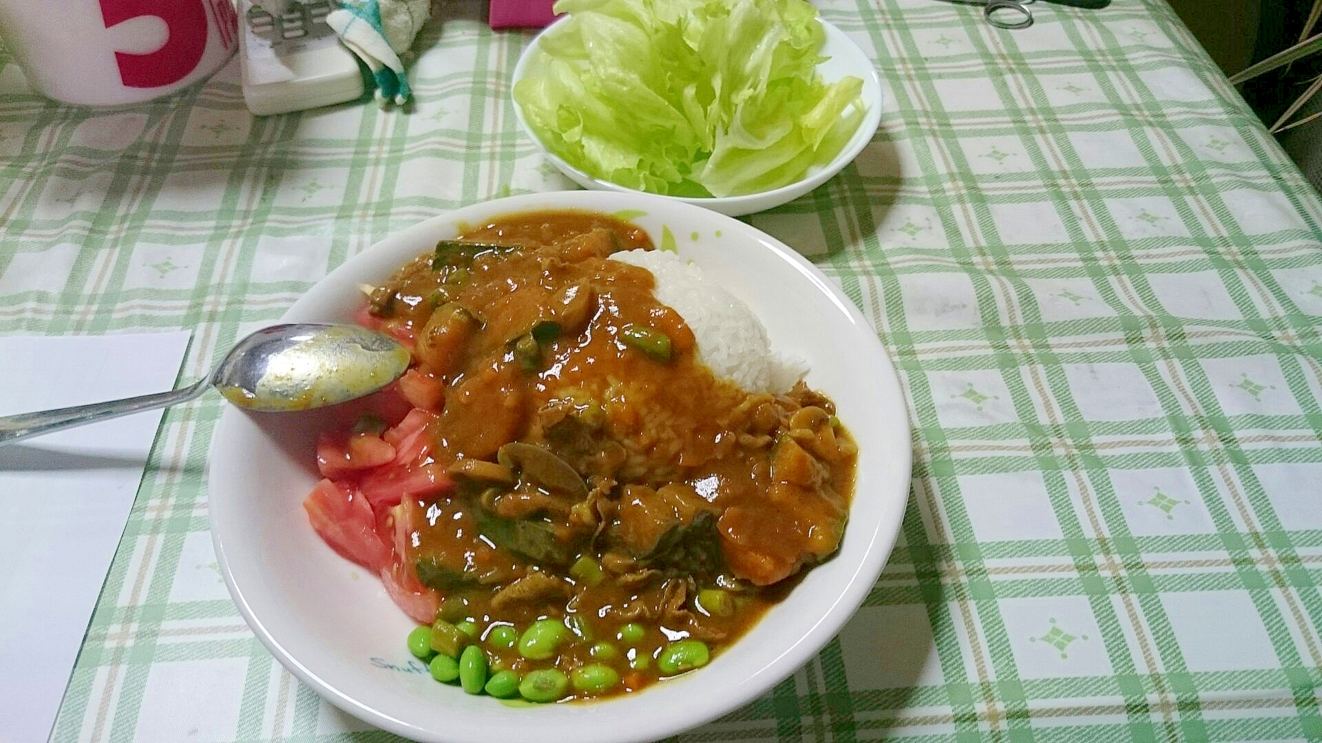 いい感じの夏野菜カレー