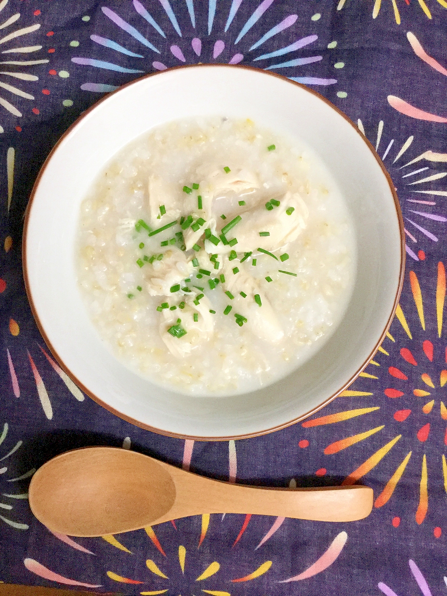 胃腸に優しい♪鶏ササミのあっさりお粥