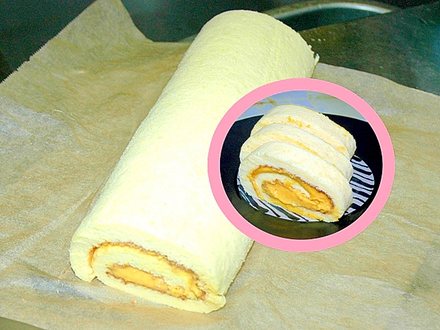 ハロウィンや冬至に 南瓜のシフォンロールケーキ レシピ 作り方 By Torezu 楽天レシピ ハロウィンや冬至に 南瓜のシフォンロールケーキ レシピ 作り方 By Torezu 楽天レシピ