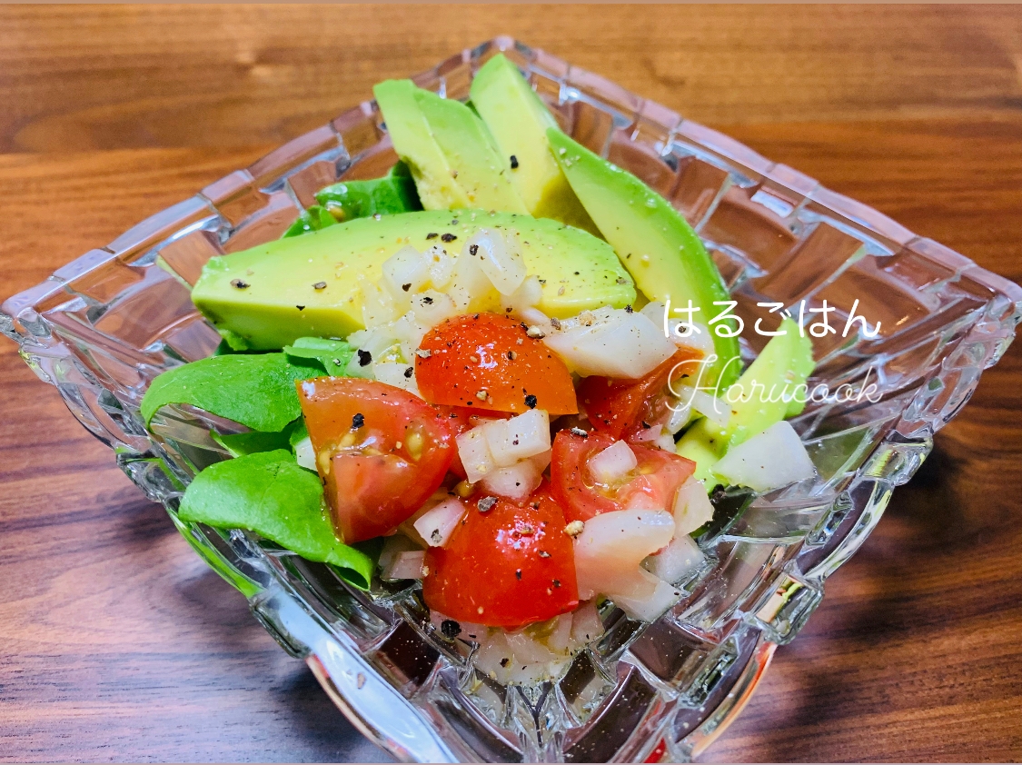 トマトと玉ねぎの食べるドレッシング