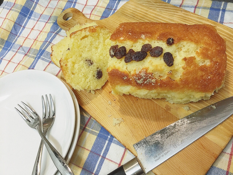 スライスチーズで♪簡単パウンドケーキ