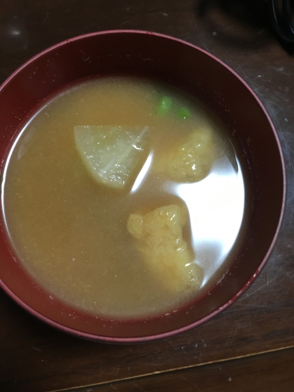 大根と生姜の味噌汁