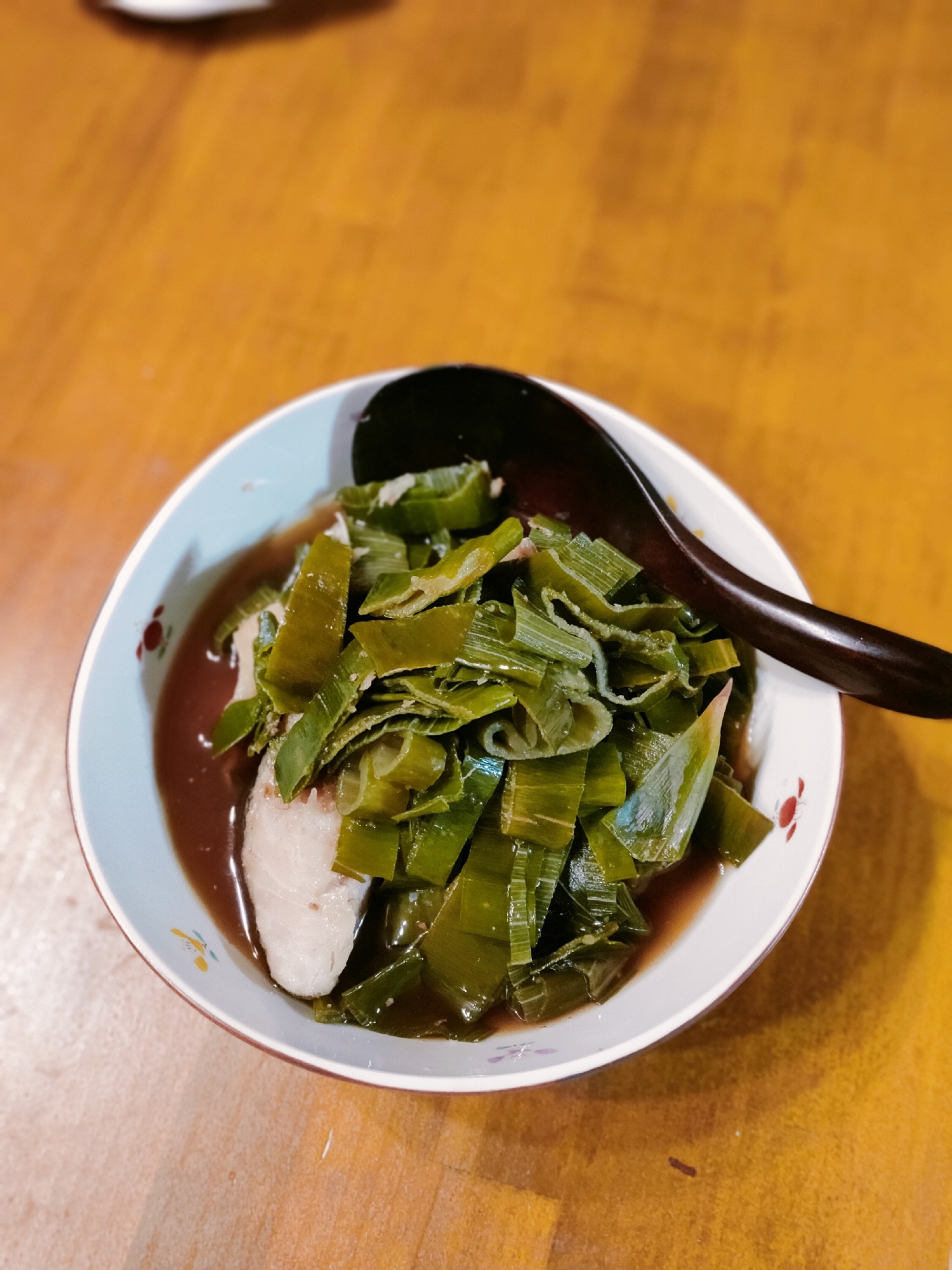 風邪予防に！長ねぎと鱈の煮物