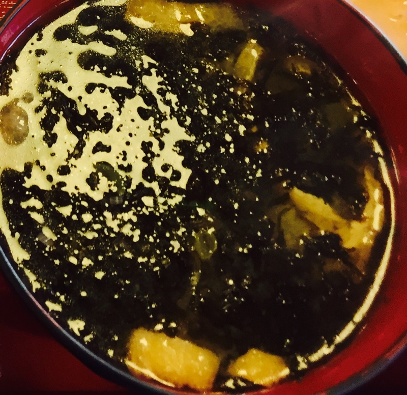 海苔&油揚げ&豆腐の味噌汁