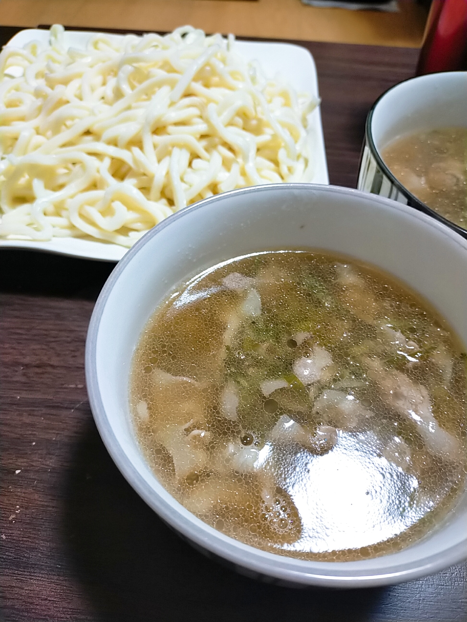 ほっこり♡おいしい！肉×ネギのつけうどん♡