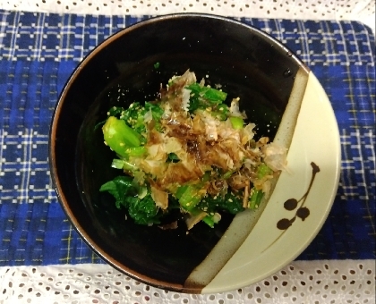菜の花のからし和え