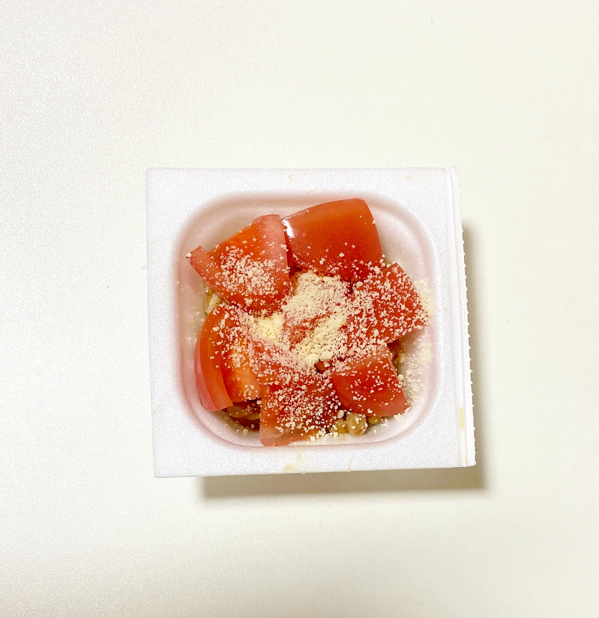 トマト・チーズ納豆