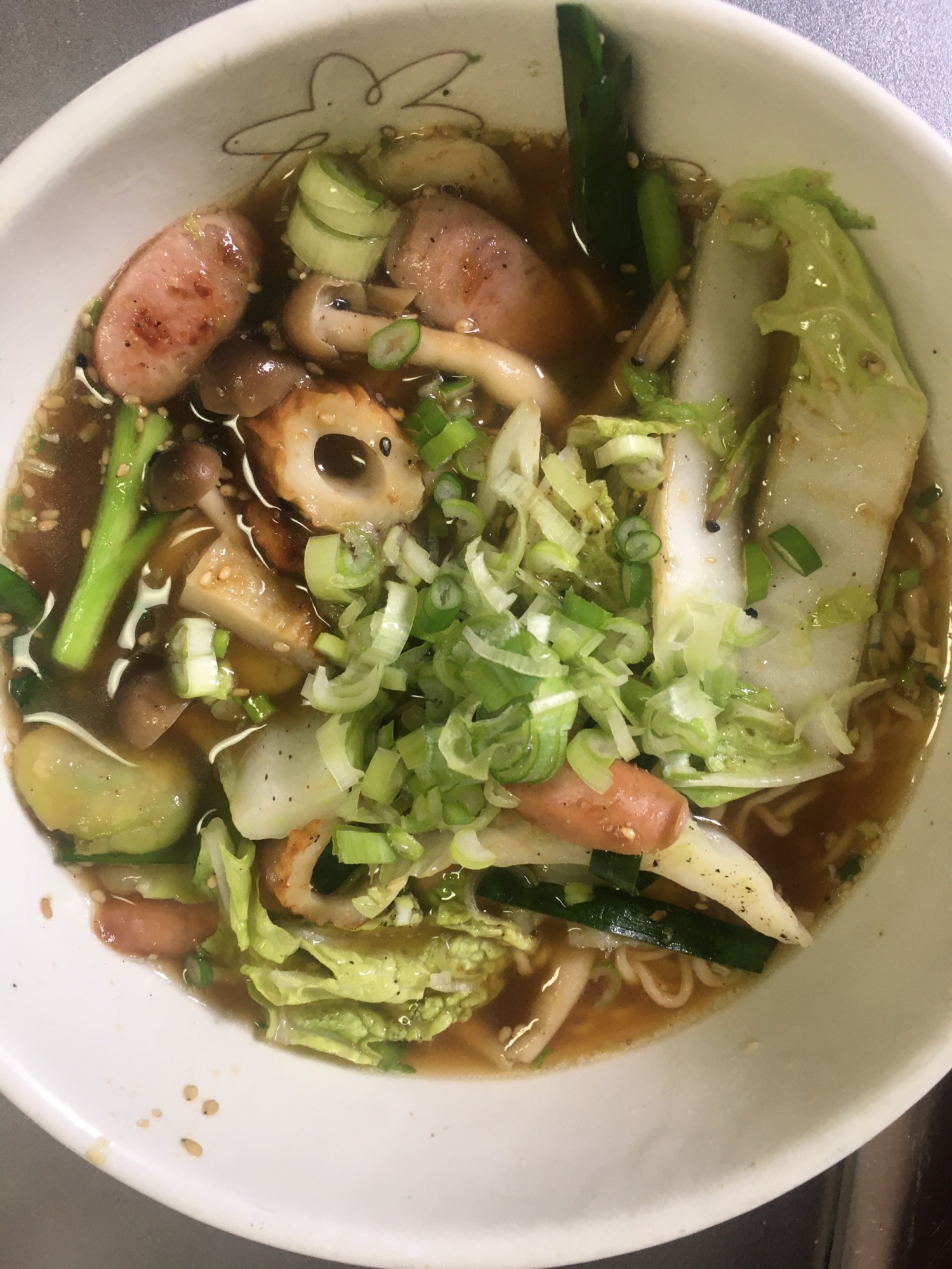 野菜たっぷりラーメン