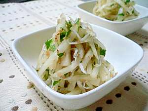 砂糖もみ 大根としらすの梅和え レシピ 作り方 By うみ 楽天レシピ