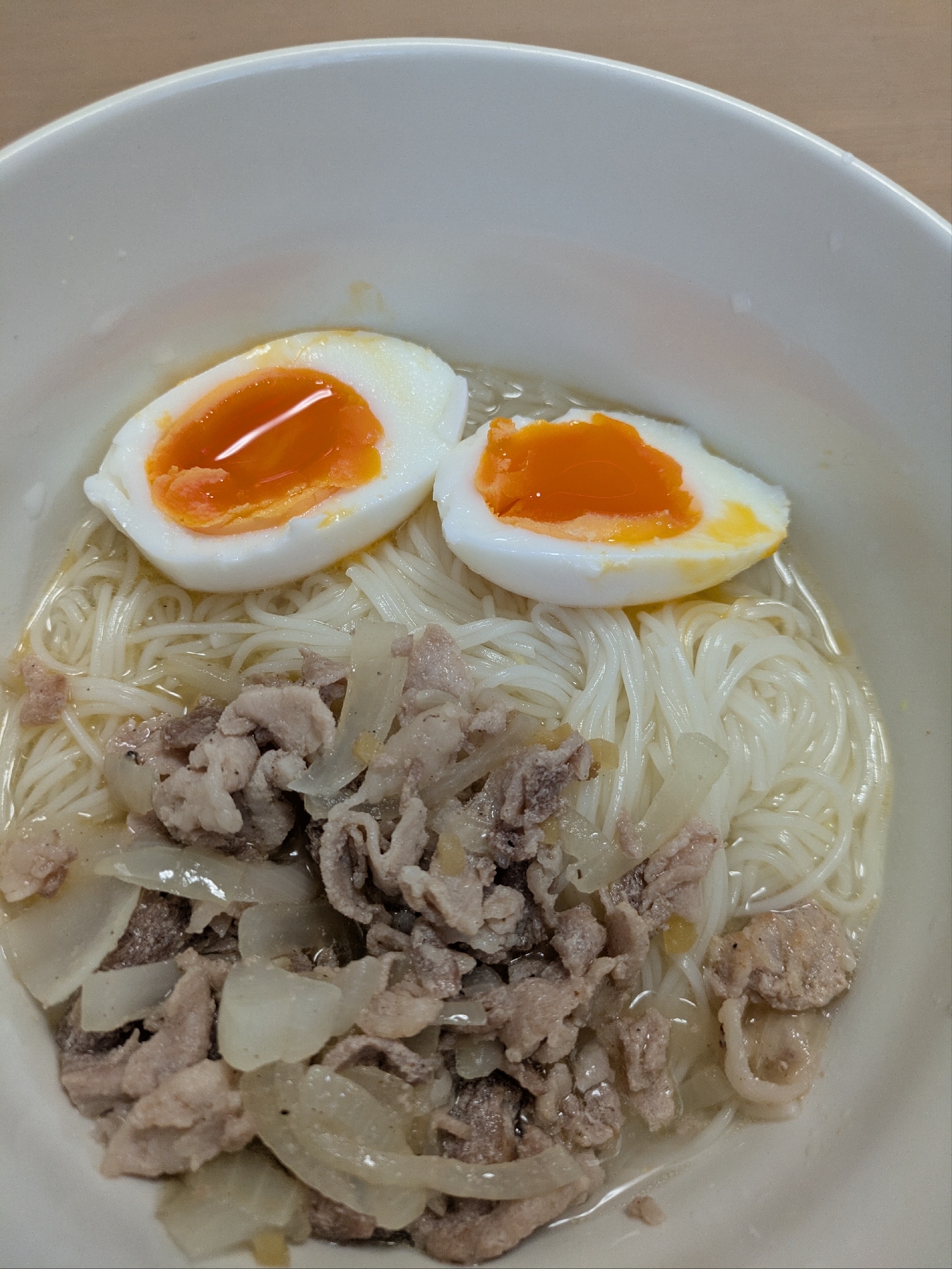 さっぱり塩豚そうめん