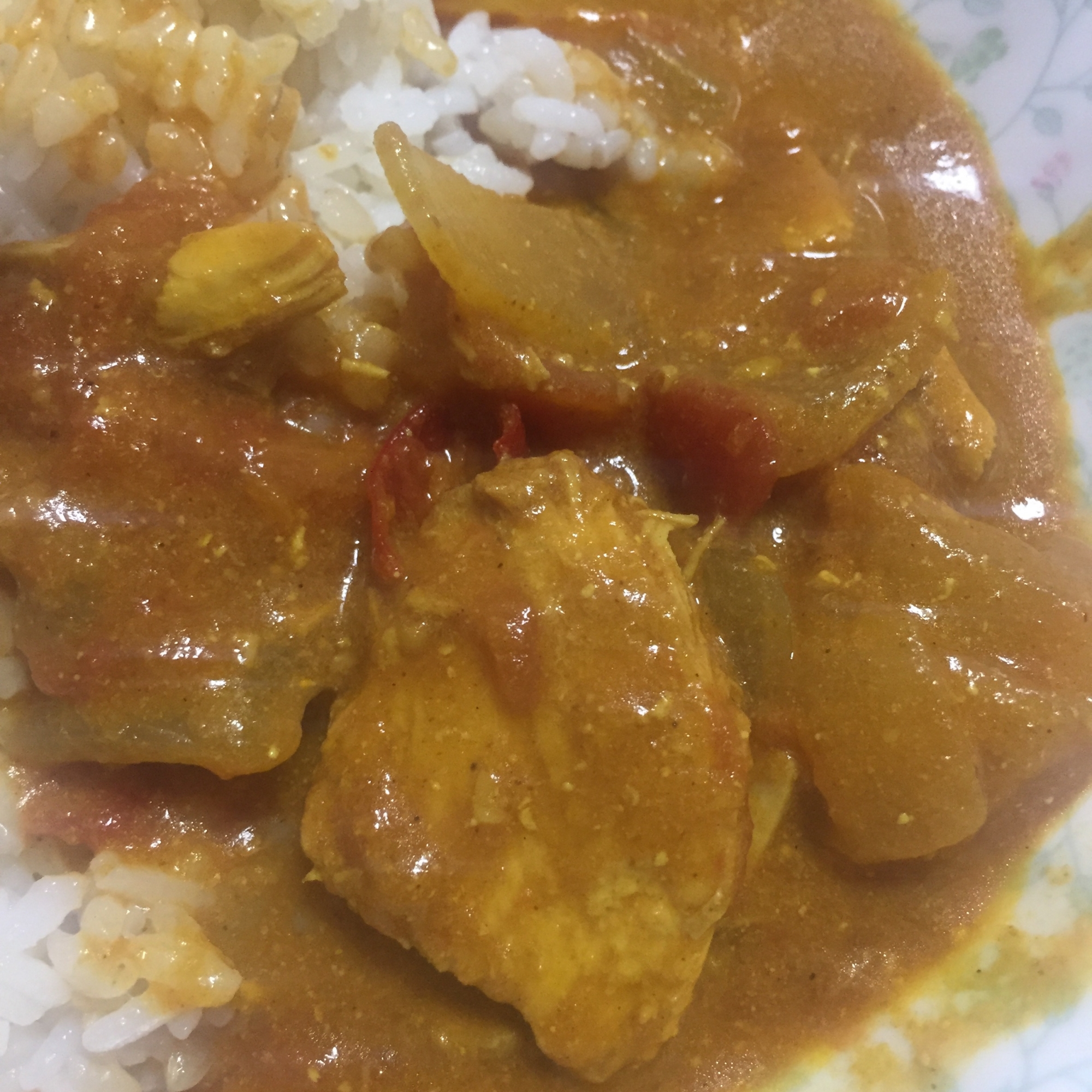 トマトチキンカレー